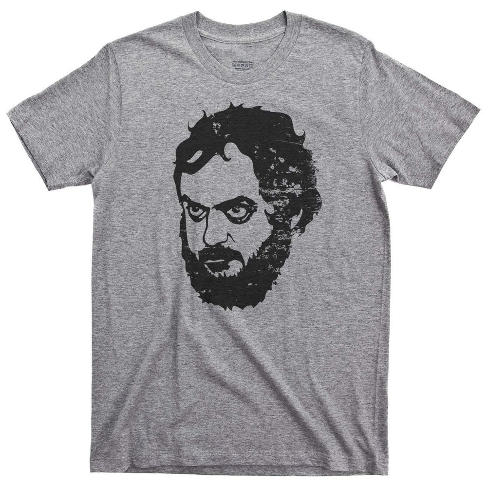 Cult Classic Stanley Kubrick Director Portrait Graphic Tee Gray Mens Medium M